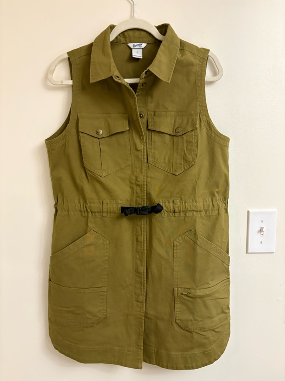 Duluth Trading Co utility gorpcore Rootstock Gardening Tunic Vest size Small